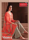 Wanna Maanya Latest Designer Plazzo Style Exclusive Rayon Casual Wear Dress Material Collection